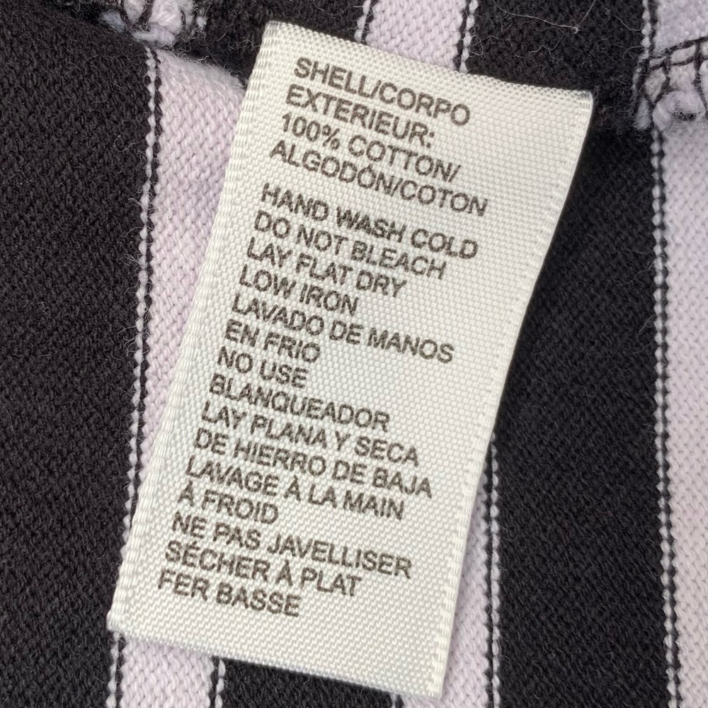 Rebecca Minkoff Top Tee Womens S Talia Breton Striped Puff Sleeve Cotton Preppy - Picture 14 of 16